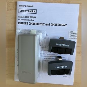 Craftsman Wireless Key Pad NEW + Remotes Model CMXEOCG232